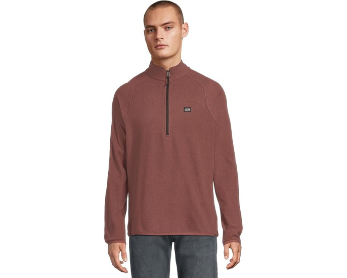 Mountain Hardwear Толстовка Microchill 1/4 Zip с воротником стойкой