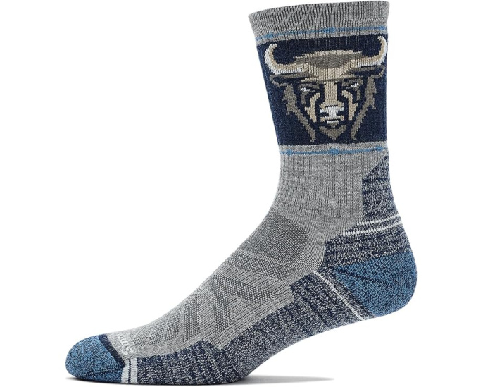 Носки Smartwool Hike Light Cushion Bison Crew с легкой амортизацией
