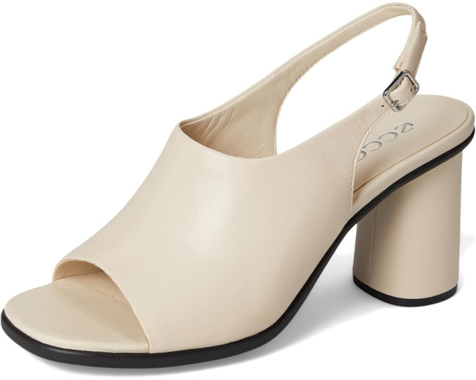 Сандалии ECCO Sculpted Alba 65 на шлейке с каблуком и кожаной стелькой