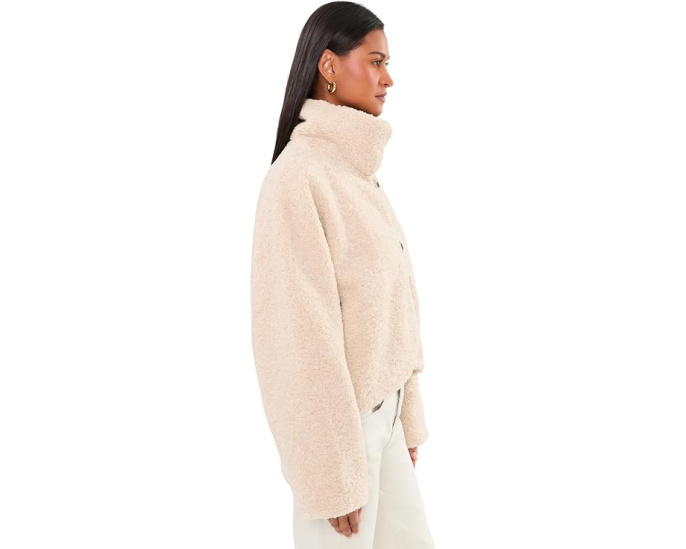 Куртка Free People Softest Touch из флиса с воротником