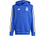 Детская толстовка adidas FIGC Italy Alphaskin с капюшоном, синяя