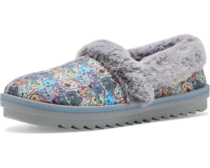 Тапочки BOBS from Skechers Cozy Kiss с принтом собак
