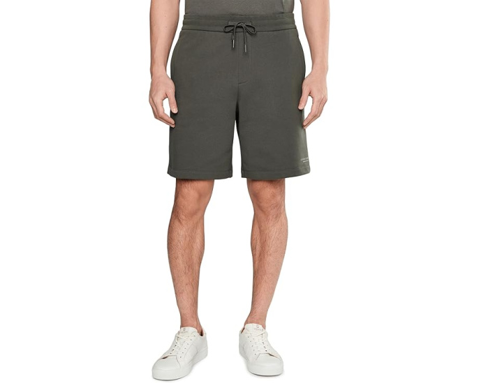 Шорты Armani Exchange из хлопкового френч терри с эластичным поясом на кулиске