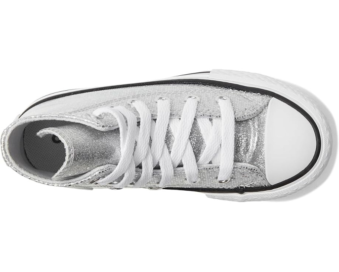 Converse Kids кроссовки Chuck Taylor All Star Lift Disco с блестками на платформе
