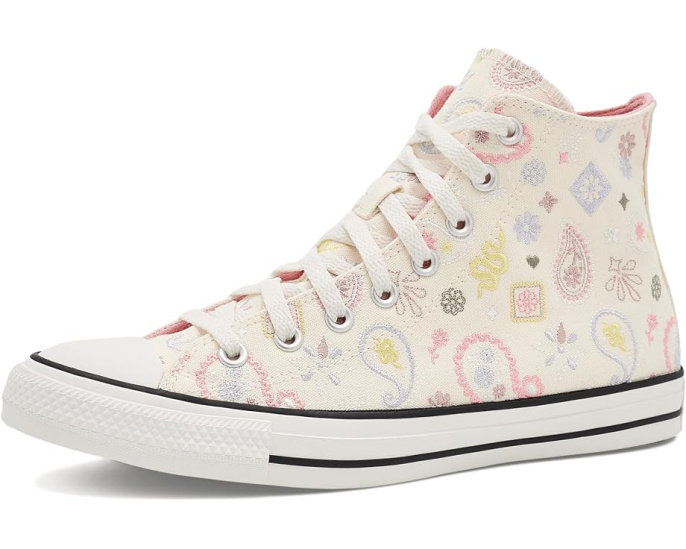 Кеды Chuck Taylor All Star Paisley Pop высокие Converse с принтом пейсли