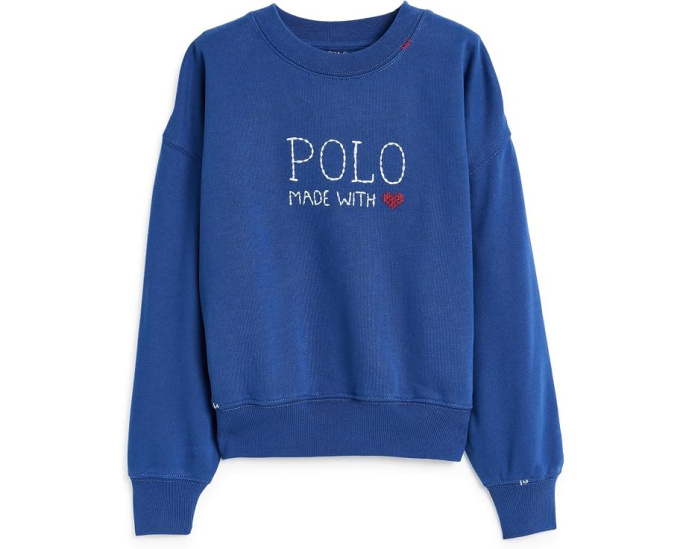 Флисовая толстовка с логотипом Polo Ralph Lauren для детей