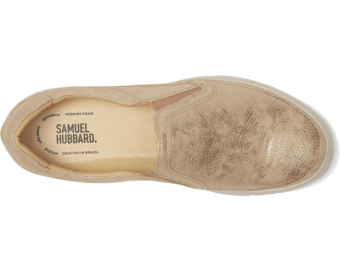 Мокасины Samuel Hubbard Featherlight Laguna Slip-On с перфорацией для путешествий