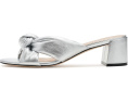 Сланцы Stuart Weitzman Soplaya Block Slide 50 на платформе из кожи