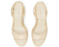 Сандалии Tory Burch Raffia Sandal Wedge 80 мм с плетением и миндалевидным носком