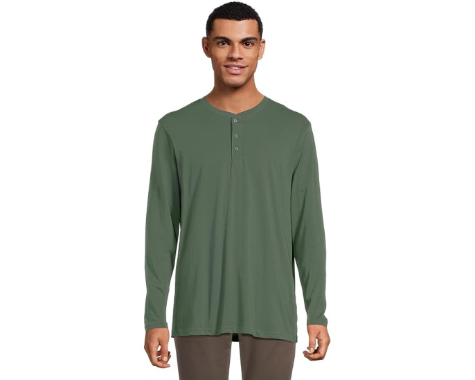 Хенли PACT Softspun Long Sleeve из органического хлопка