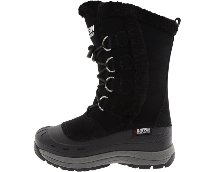 Зимние ботинки Baffin Chloe с рейтингом Tundra и меховым воротником