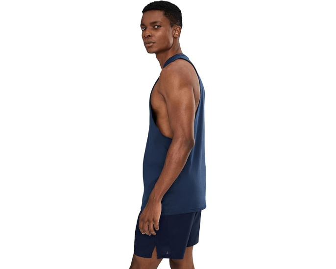 Under Armour майка без рукавов Logo Cutoff с круглым вырезом и длинным подолом