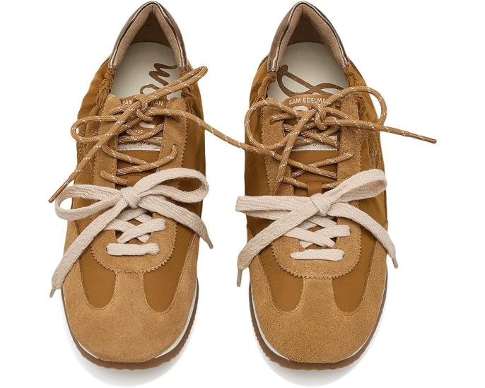 Sam Edelman Кроссовки Evara из замши в стиле ретро