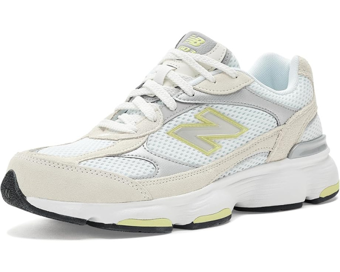 Serые кроссовки New Balance 603 с сеткой и замшей