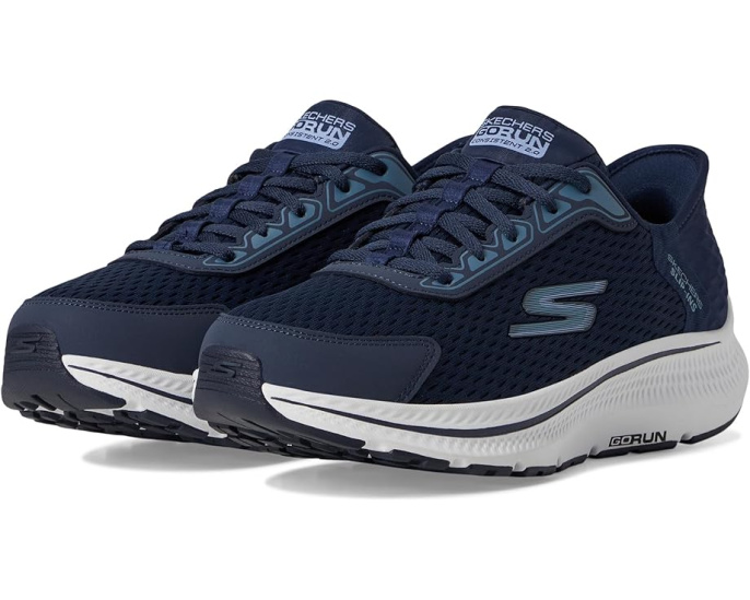 Кроссовки Skechers Go Run Consistent без шнурков Navy Blue