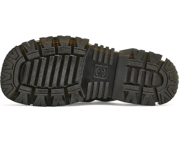 Сланцы Dr. Martens Mattison с круглым носком и пряжкой на платформе