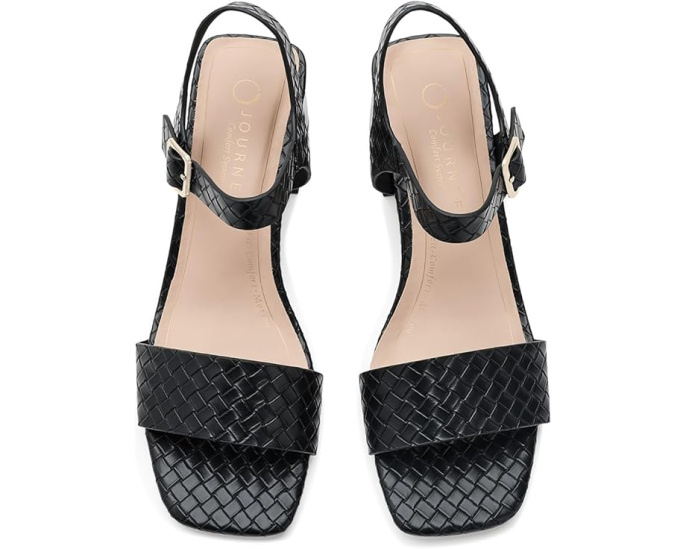 Босоножки Journee Collection Shaina на каблуке с ремешком на щиколотке