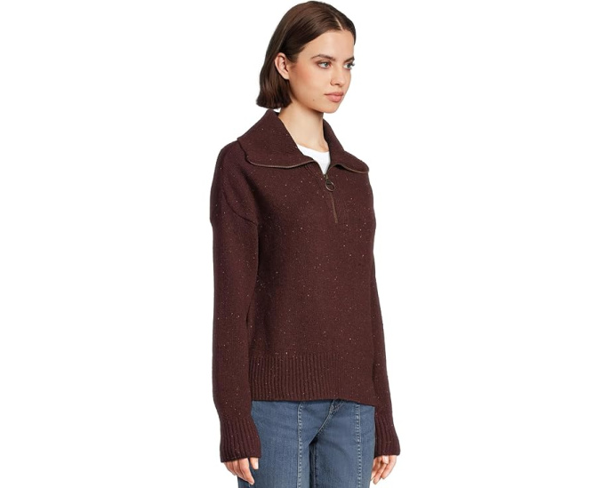 Свитер Barbour Lavensdale с полузастежкой-молнией и воротником-воронкой