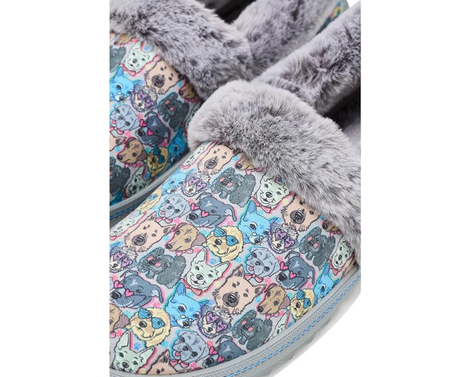 Тапочки BOBS from Skechers Cozy Kiss с принтом собак