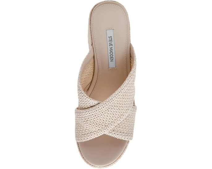 Сандалии Steve Madden Truthful на платформе с каблуком из рафии
