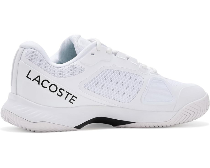 Теннисные кроссовки Lacoste Tech Point с текстильным верхом и боковой клеткой