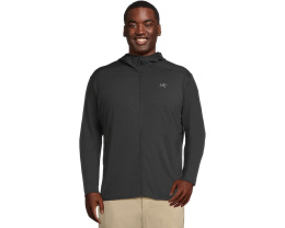 Легкая флисовая толстовка Arc'teryx Kyanite с капюшоном и карманами на молнии