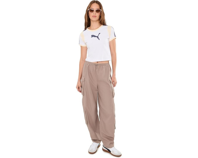 Футболка с принтом Puma Graphic Ringer Baby Tee