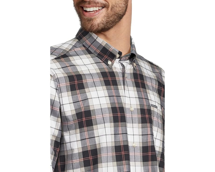 Рубашка Barbour Wetheram Tailored Tartan в клетку с классическим кроем