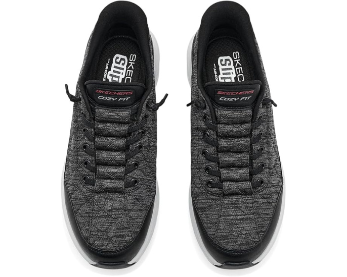 Кроссовки Skechers Contour Foam Cozy Fit без рук Slip-In черные
