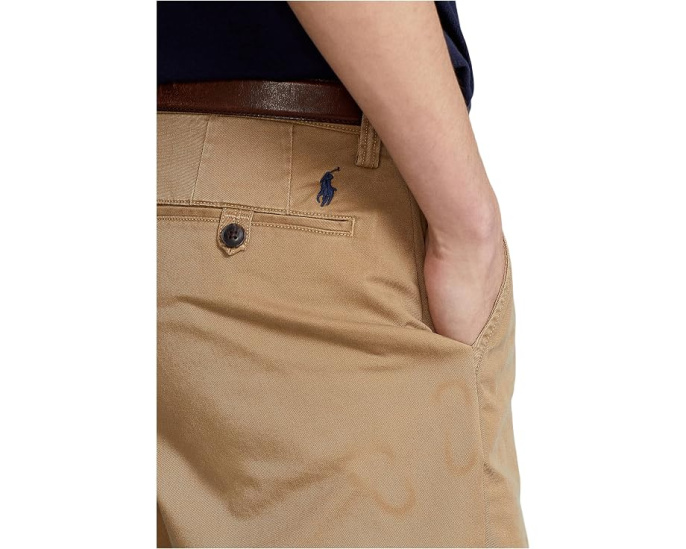 Классические шорты Polo Ralph Lauren из стрейч-твила с эластаном