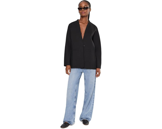 Washable Flex Ponte Shaped Blazer