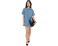 Blank NYC платье Easy Goer Denim Dress из денима с короткими рукавами