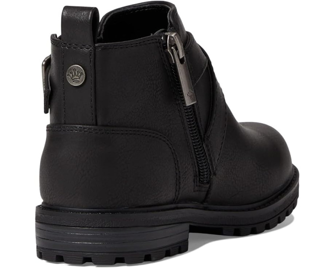 Детские ботинки Kylee от Nina Kids с квадратным носком Black Tumbled