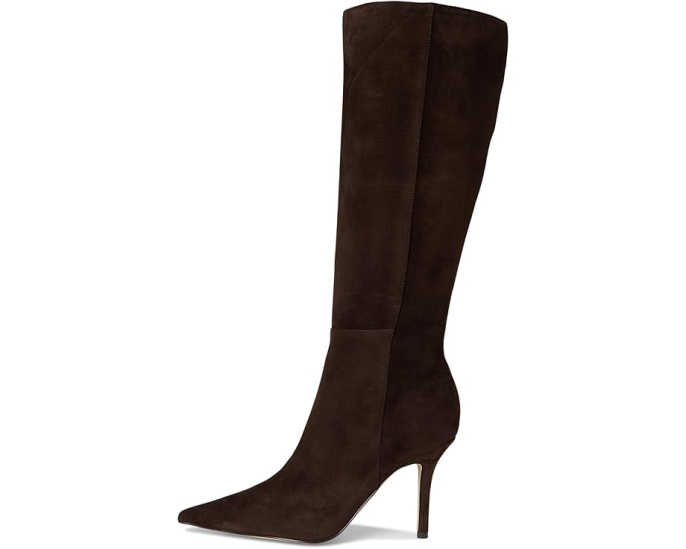 Ботильоны Nine West Gerty из замши темно-коричневого цвета на каблуке