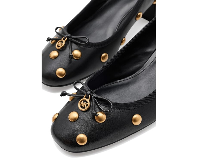 MICHAEL Michael Kors балетки Piper Flex на среднем каблуке с бантом
