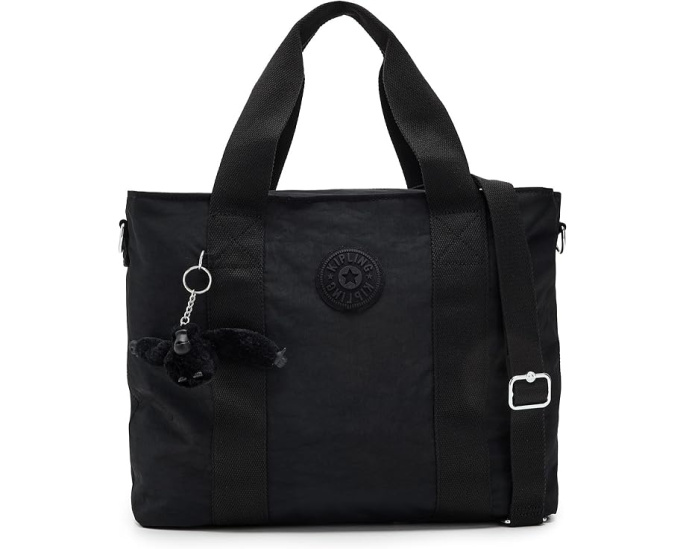Kipling Minta Large сумка через плечо с регулируемым ремнем и обезьянкой