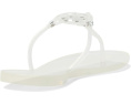 Босоножки-сланцы Mini Miller Jelly Tory Burch с прозрачным верхом