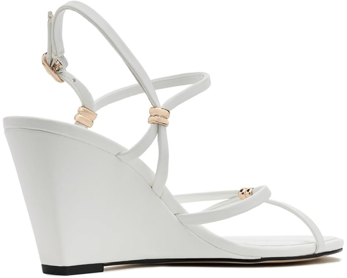 Босоножки Nine West Devva на танкетке с регулируемым ремешком на щиколотке