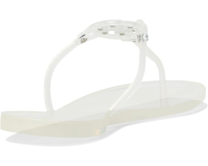 Босоножки-сланцы Mini Miller Jelly Tory Burch с прозрачным верхом