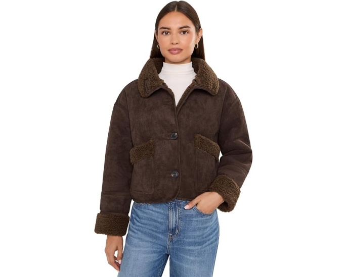 Утепленная куртка Bonded Sherpa из искусственного меха