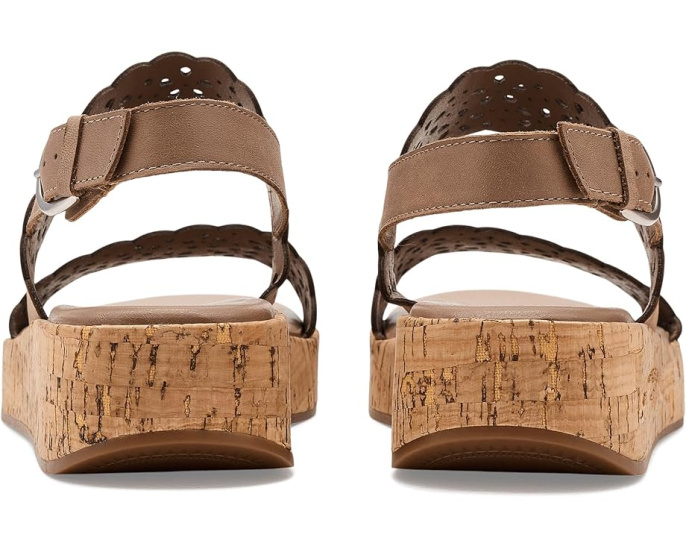 Босоножки Lucky Brand Elsie на платформе с фигурными кожаными ремешками