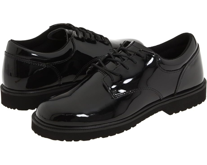 Bates Footwear High Gloss Uniform Oxford туфли с глянцевым верхом