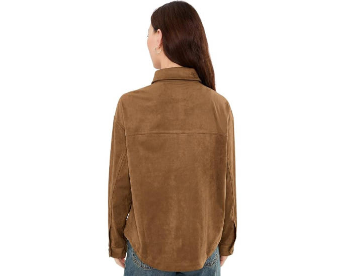 Куртка Ellie Faux Suede Jacket в бежевом цвете