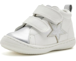 Кроссовки Nina Kids Brinkly-T на липучках белые