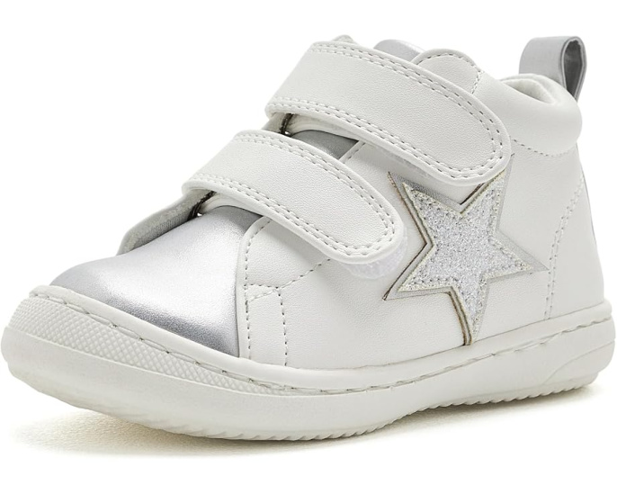 Кроссовки Nina Kids Brinkly-T на липучках белые