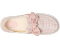 Лоферы Hey Dude Wendy Bow Tweed с бантом из твида и съемной стелькой