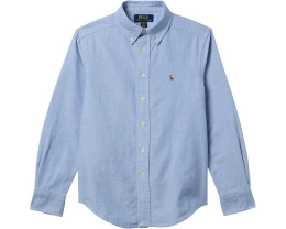 Детская рубашка Polo Ralph Lauren Kids Cotton Oxford Sport с вышитым пони