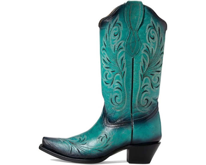 Ботинки Corral Boots L2076 с квадратным носком и блок-каблуком