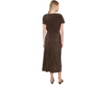 Платье Vince Directional Pleated Twist миди с драпировкой