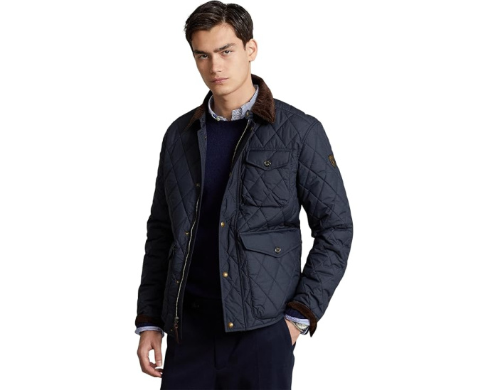 Water-Repellent Quilted Jacket